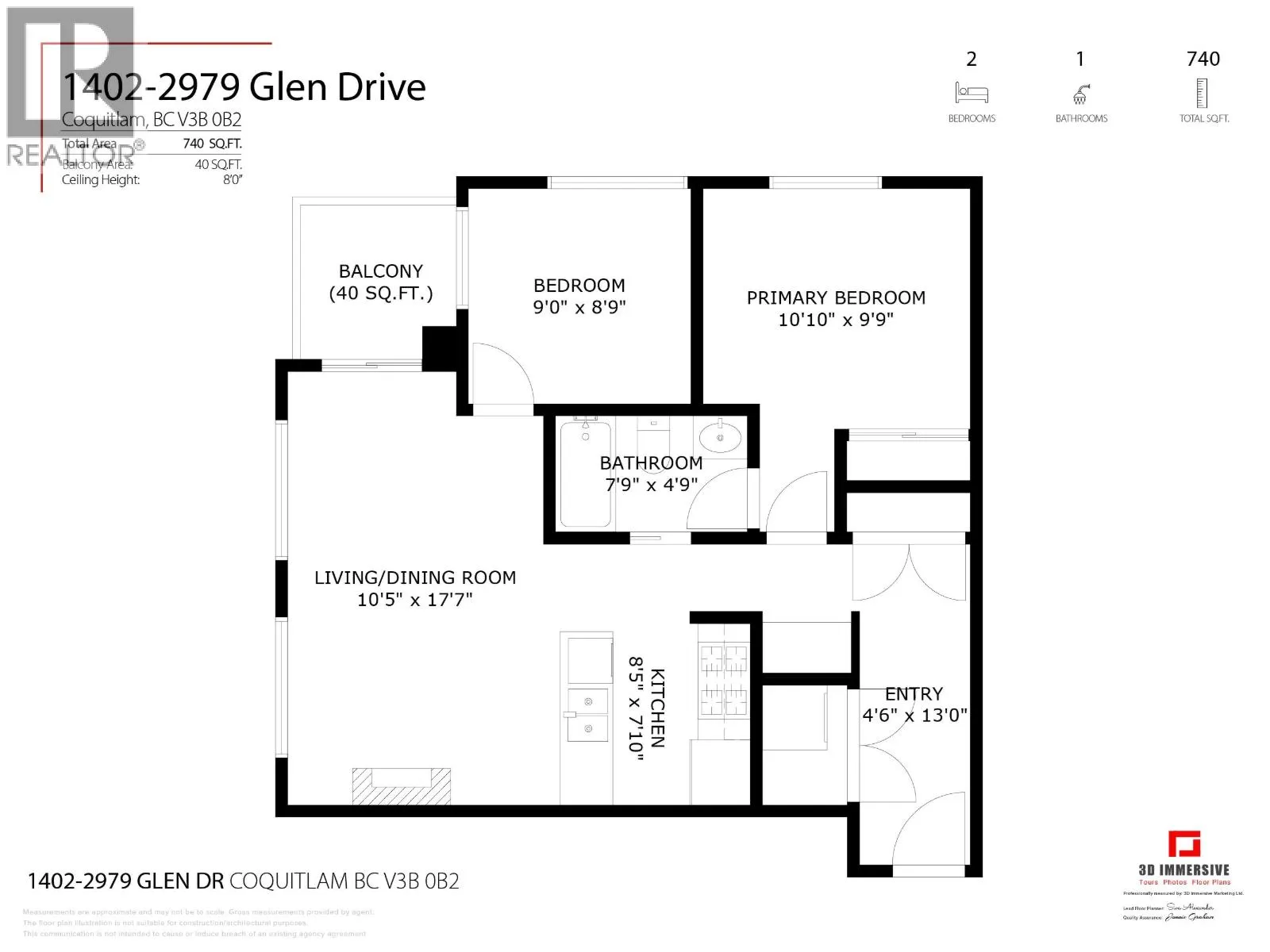 1402 2979 GLEN DRIVE