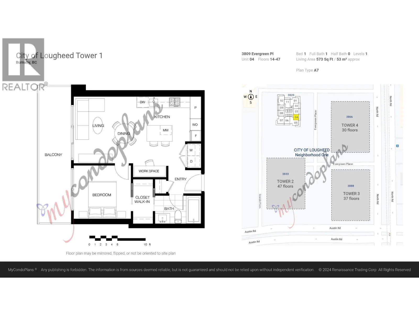 3704 3809 EVERGREEN PLACE