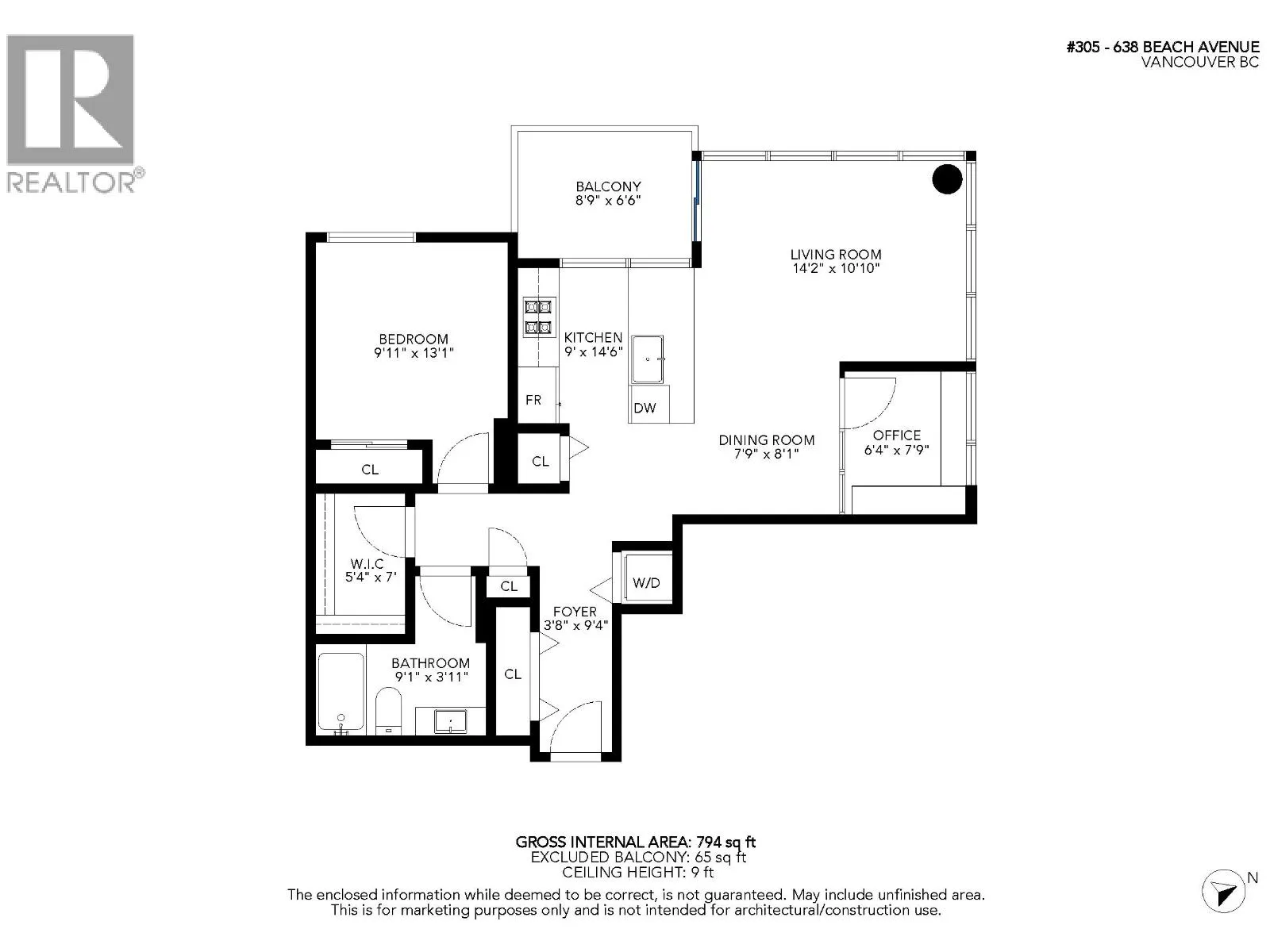 305 638 BEACH CRESCENT