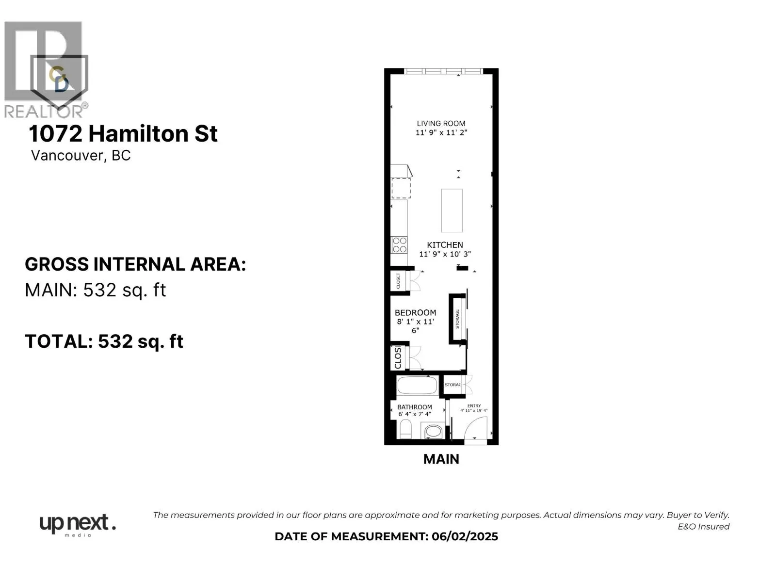 308 1072 HAMILTON STREET