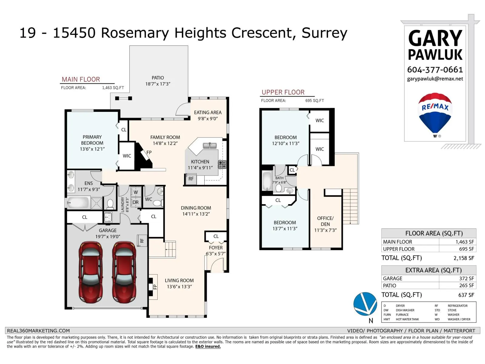 19 15450 ROSEMARY HEIGHTS CRESCENT