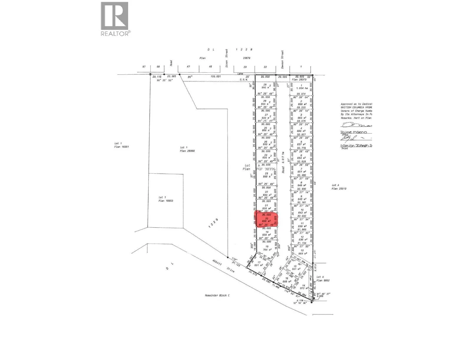 Lot 20 DAWSON STREET