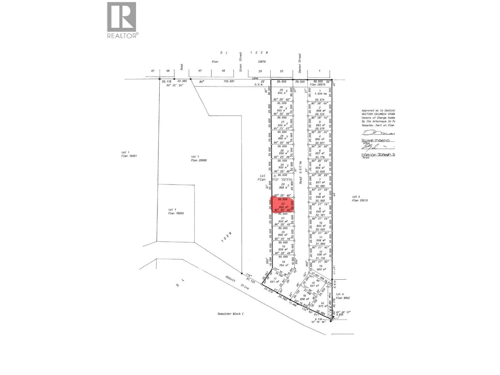 LOT 22 DAWSON STREET