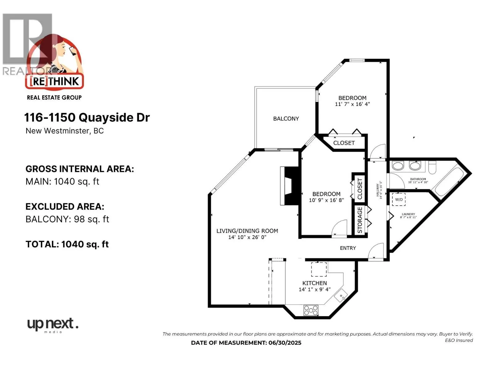 116 1150 QUAYSIDE DRIVE