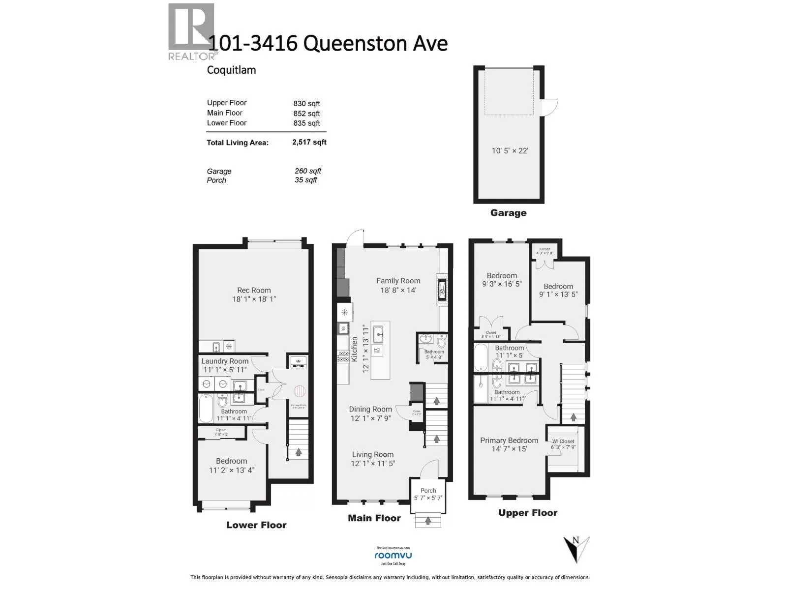 101 3416 QUEENSTON AVENUE