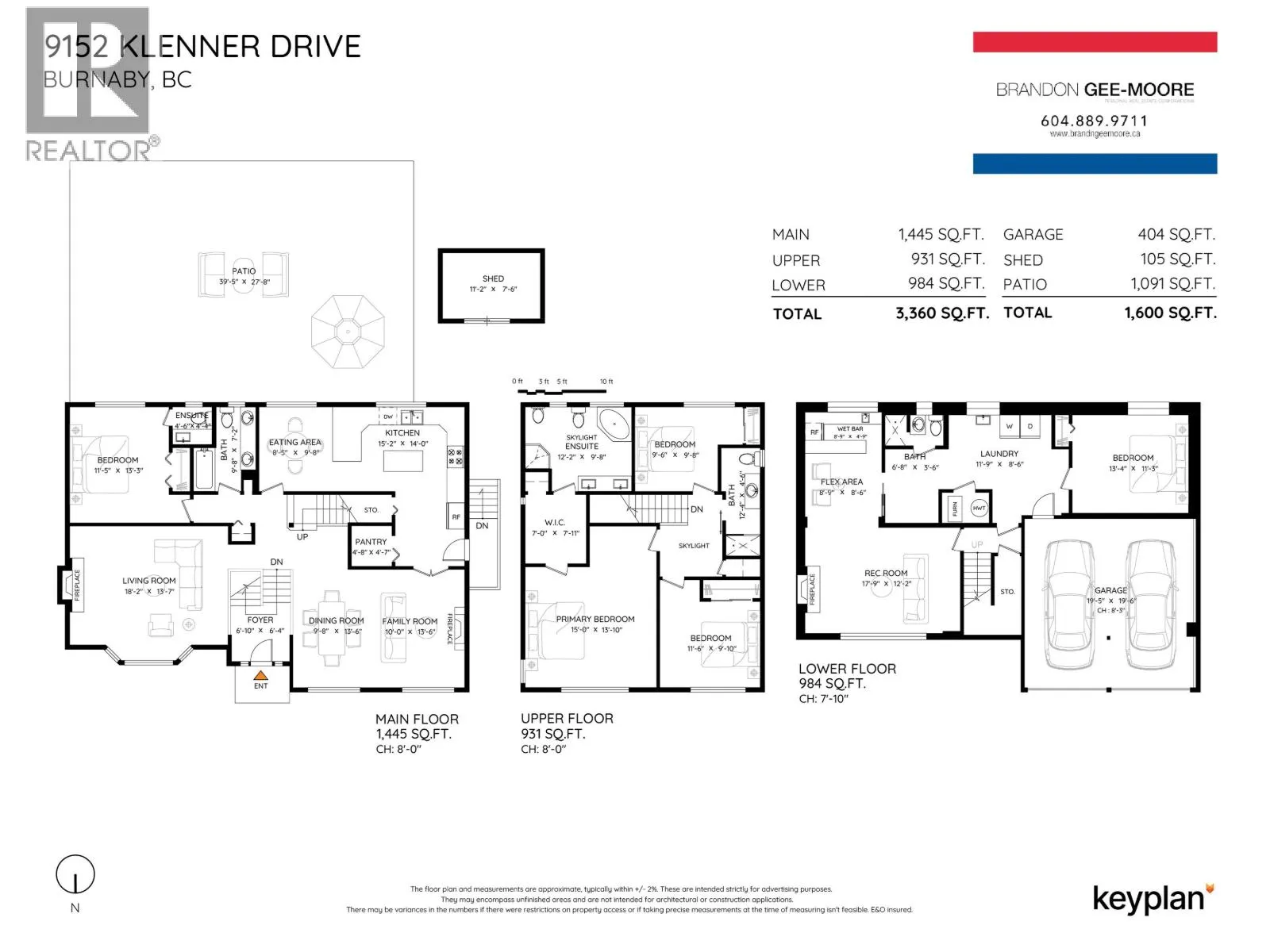 9152 KLENNER DRIVE