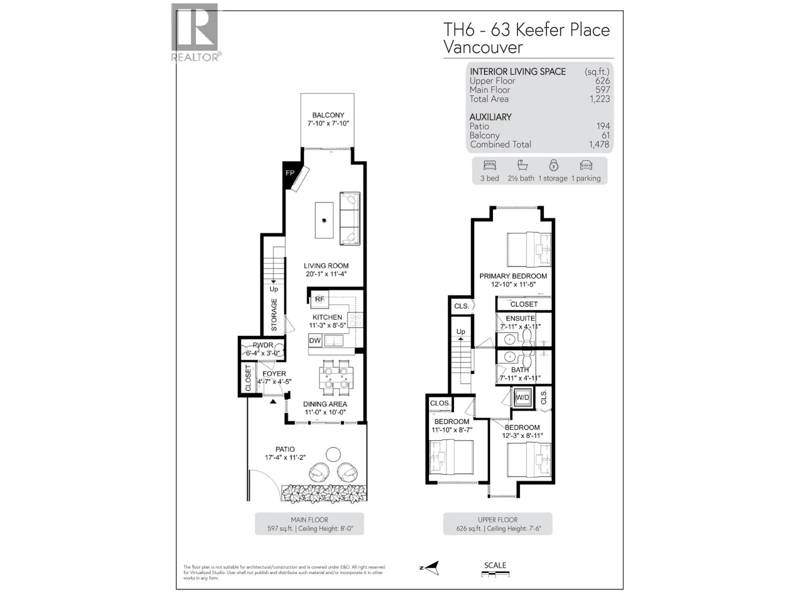 TH6 63 KEEFER PLACE