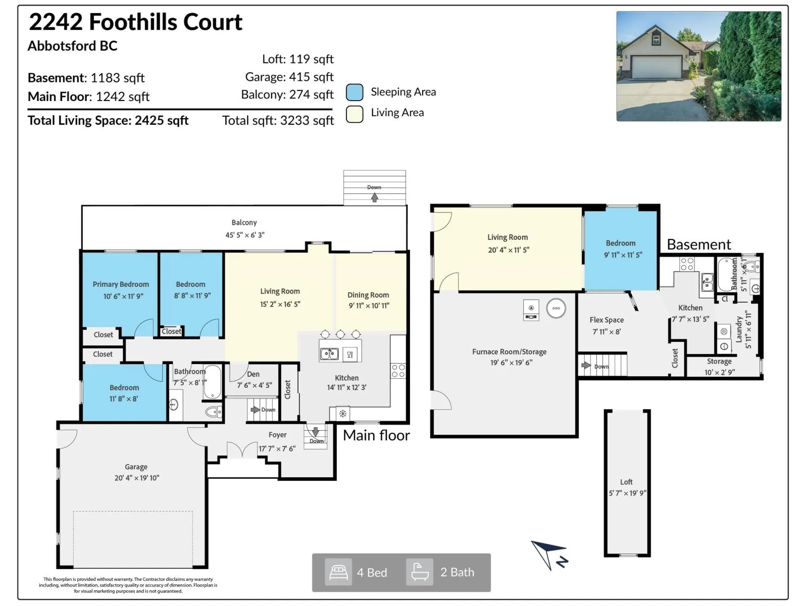 2242 FOOTHILLS COURT