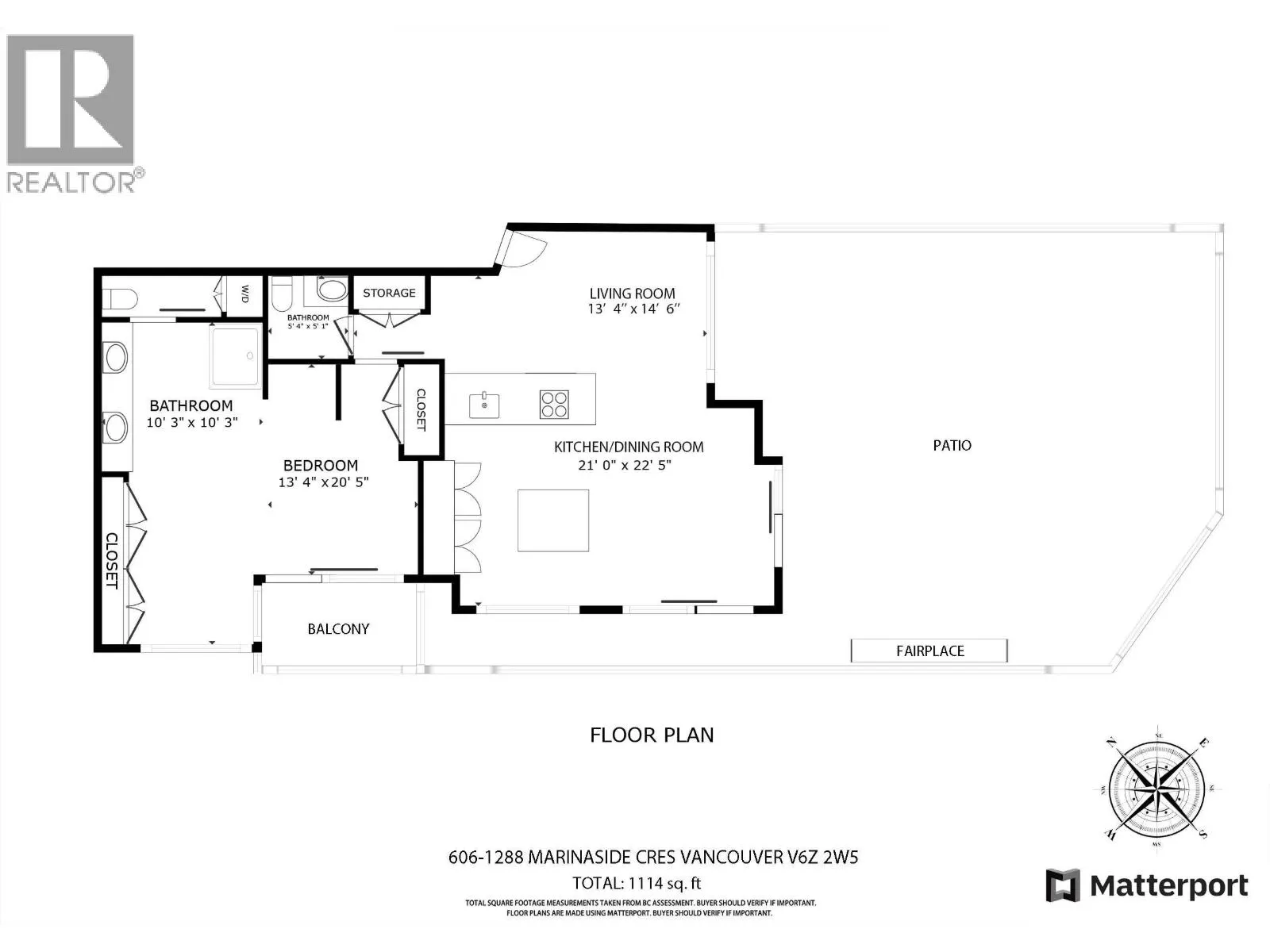 606 1288 MARINASIDE CRESCENT