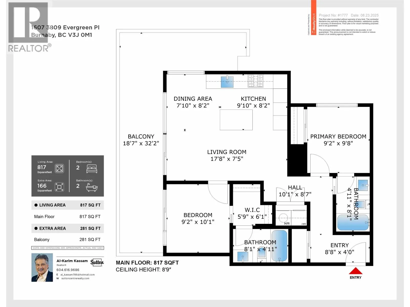 1607 3809 EVERGREEN PLACE