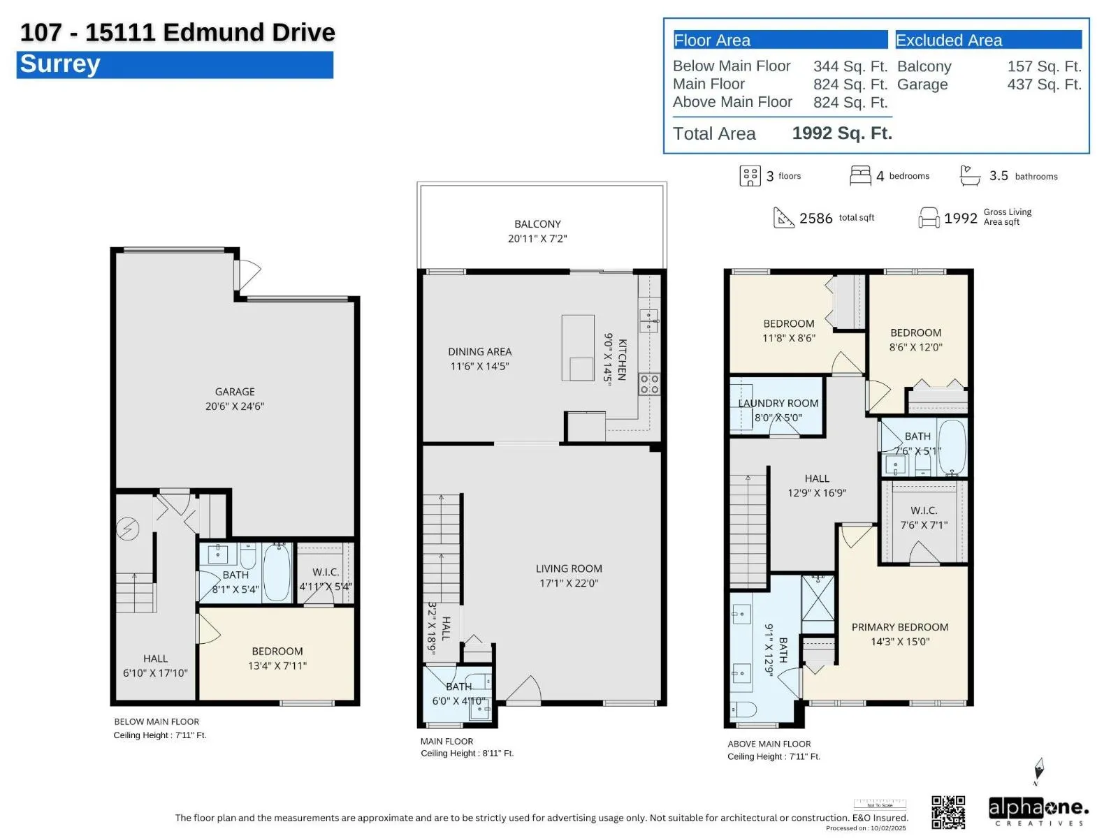 107 15111 EDMUND DRIVE