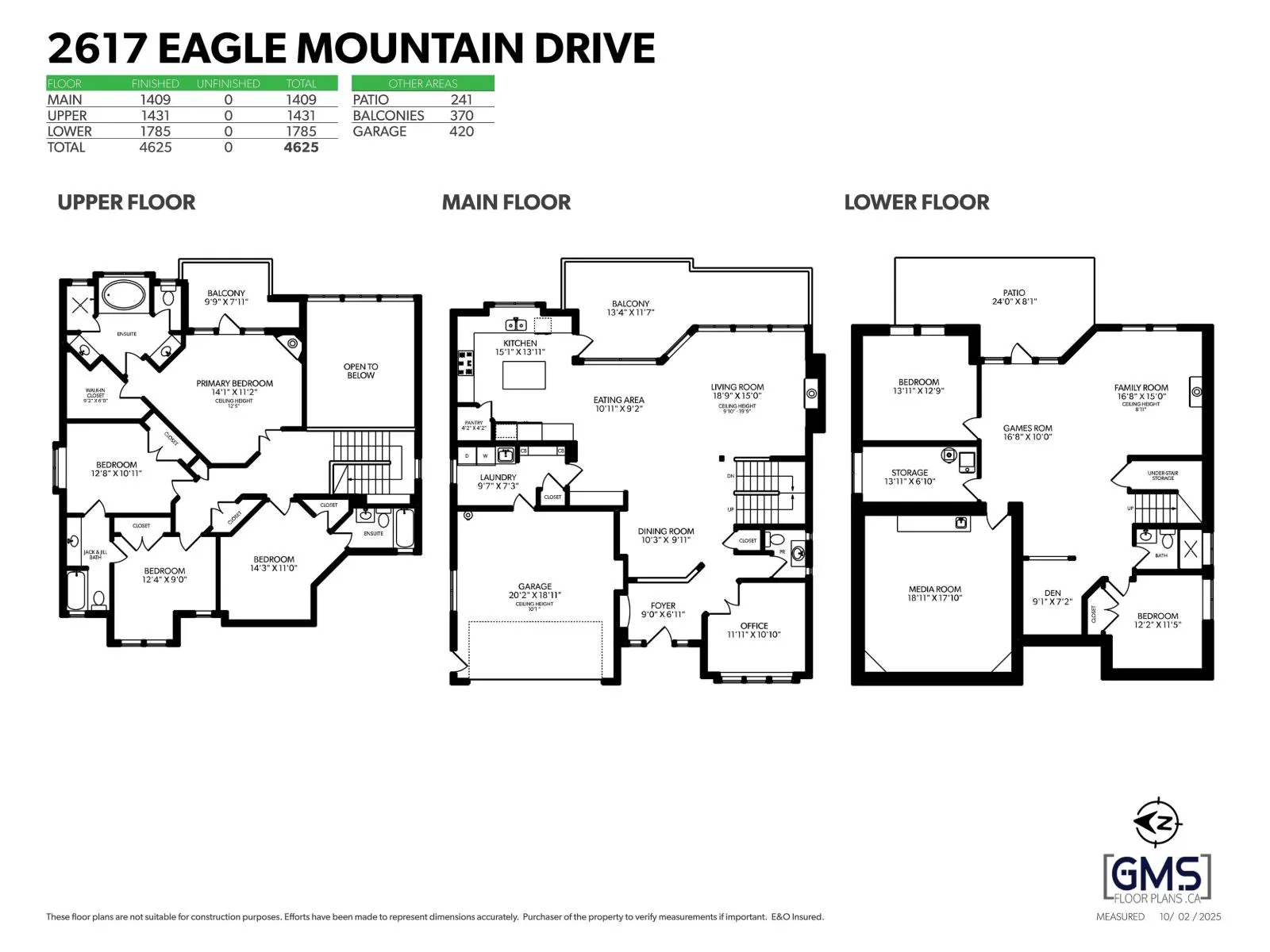 2617 EAGLE MOUNTAIN DRIVE