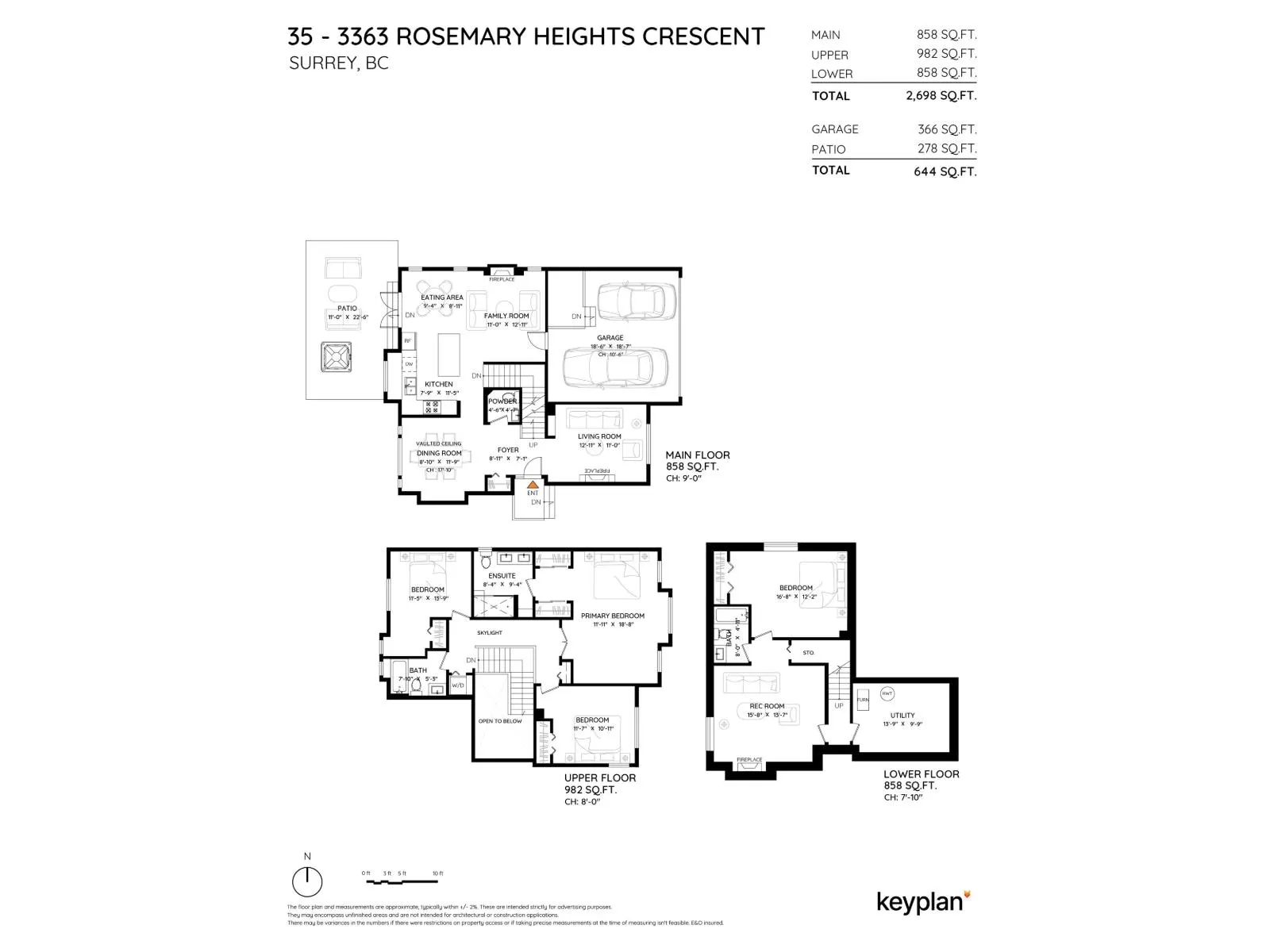 35 3363 ROSEMARY HEIGHTS CRESCENT