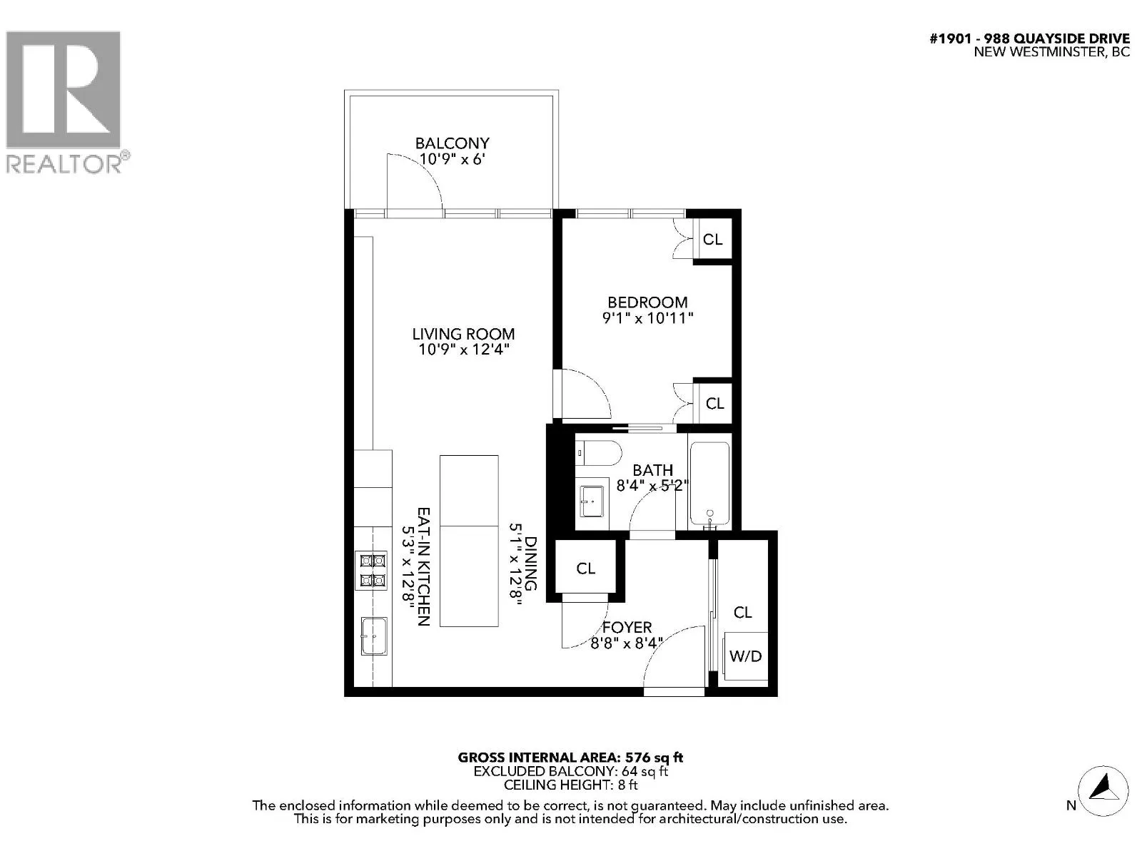1901 988 QUAYSIDE DRIVE