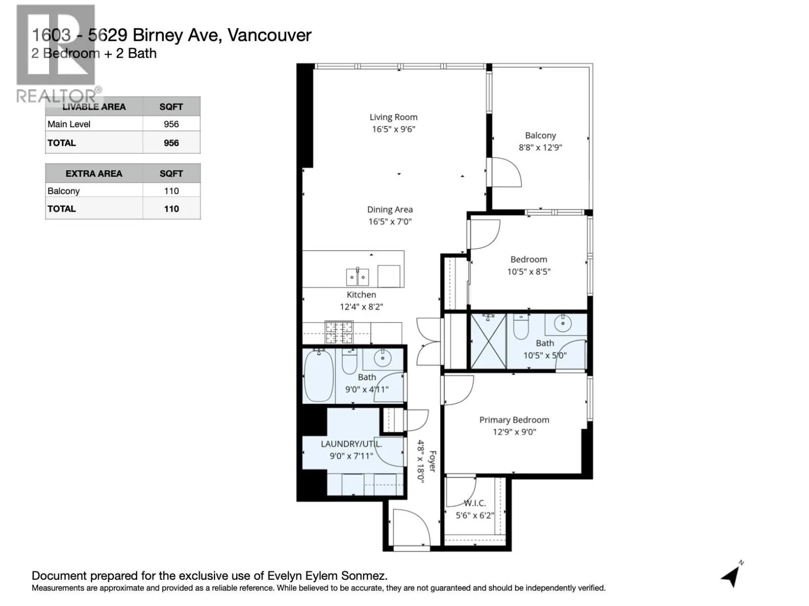 1603 5629 BIRNEY AVENUE