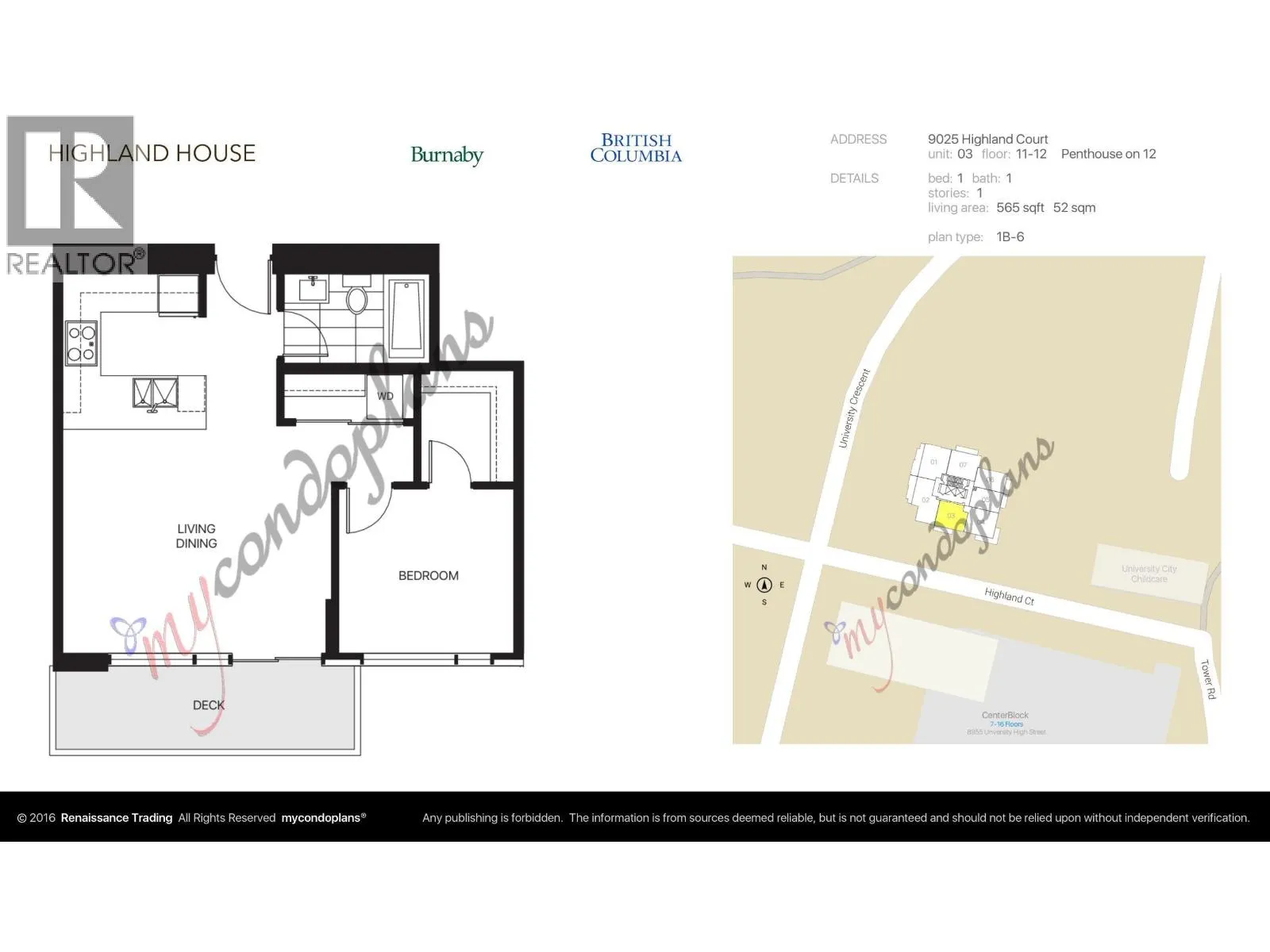 1103 9025 HIGHLAND COURT
