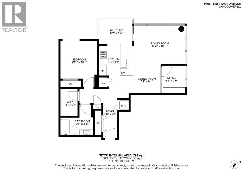 305 638 BEACH CRESCENT