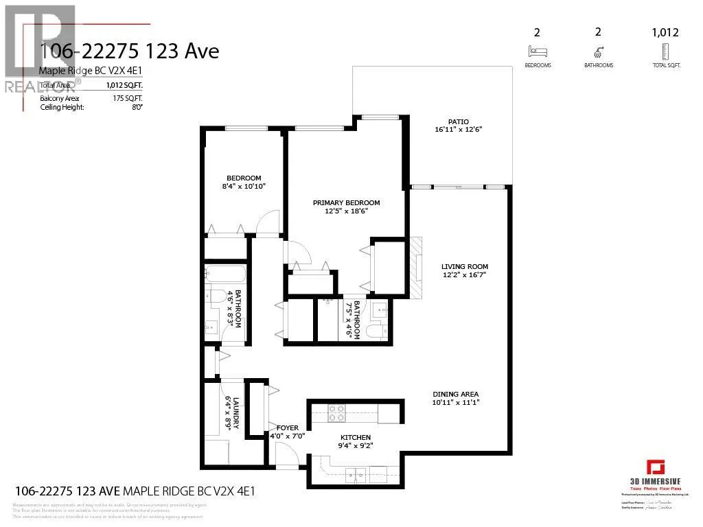 106 22275 123 AVENUE