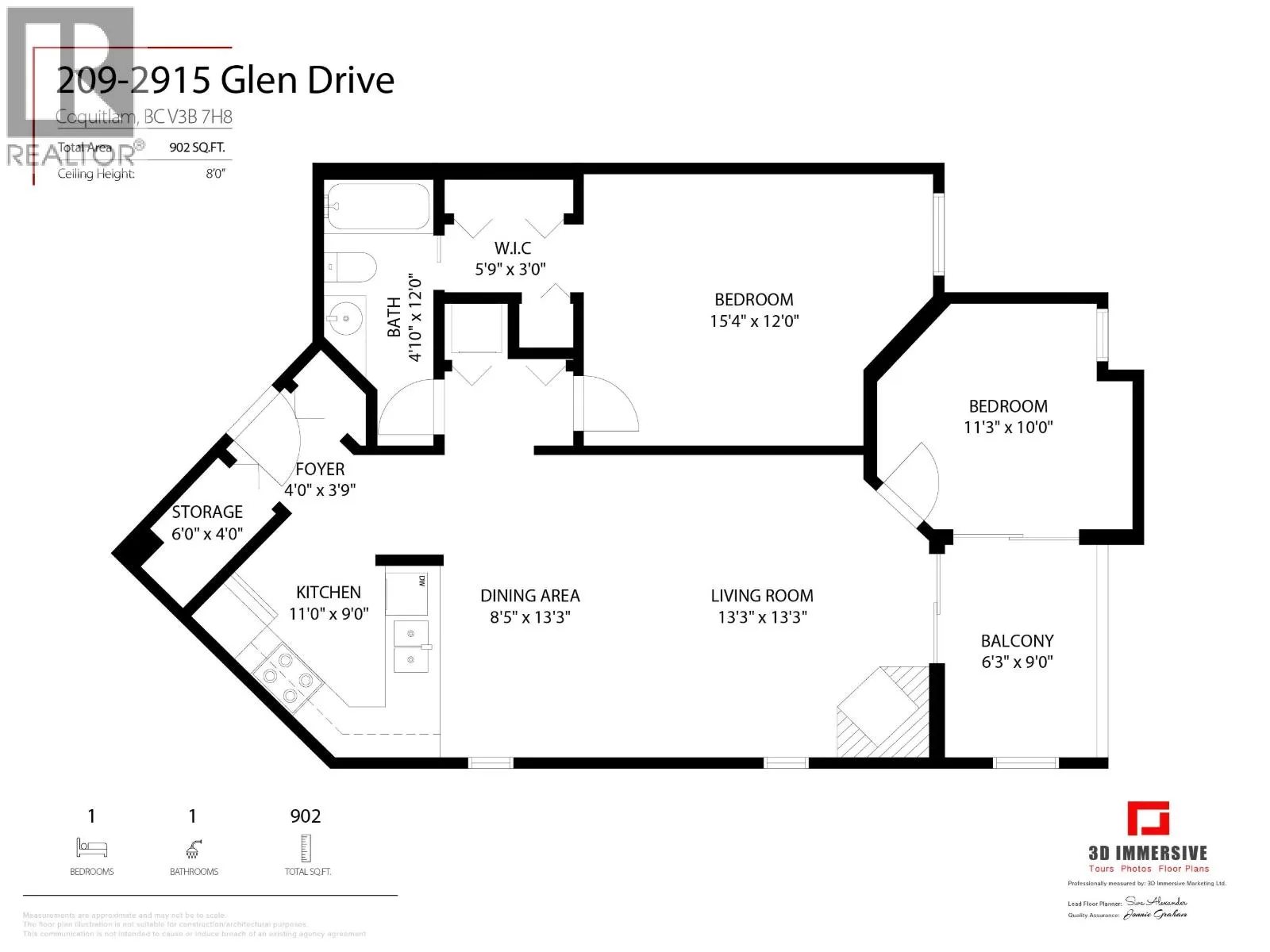 209 2915 GLEN DRIVE