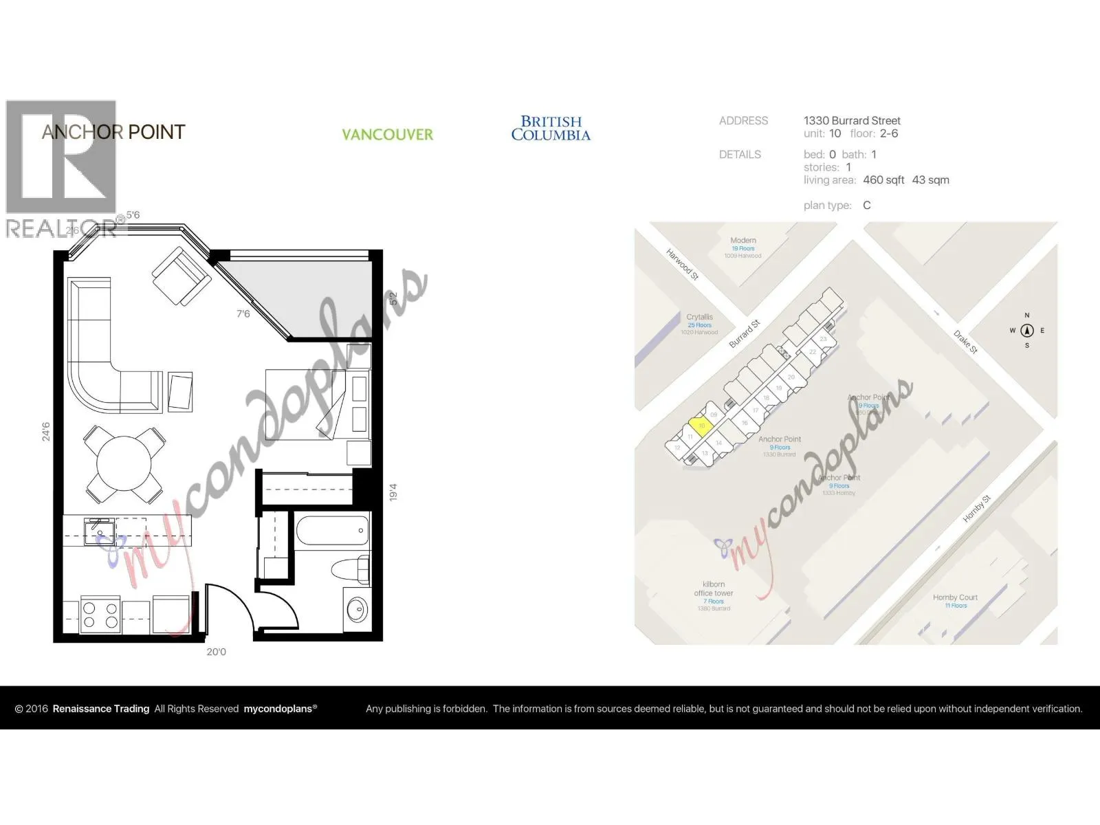 610 1330 BURRARD STREET