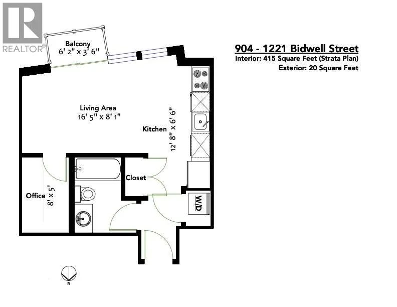 904 1221 BIDWELL STREET