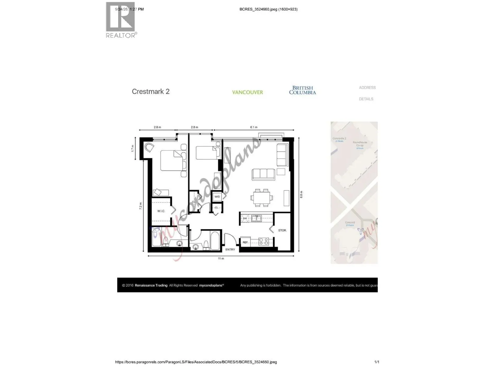 608 1228 MARINASIDE CRESCENT