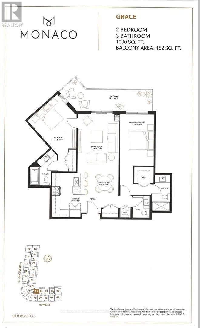 301 - 1 HUME STREET, #301