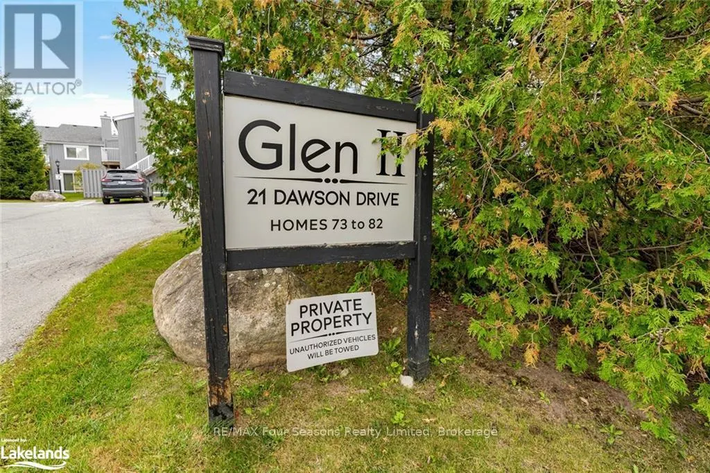 73 - 21 DAWSON DRIVE #73