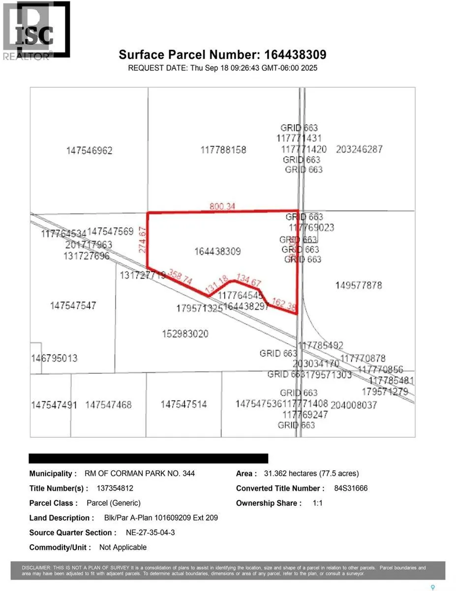 Blackmore acreage parcels