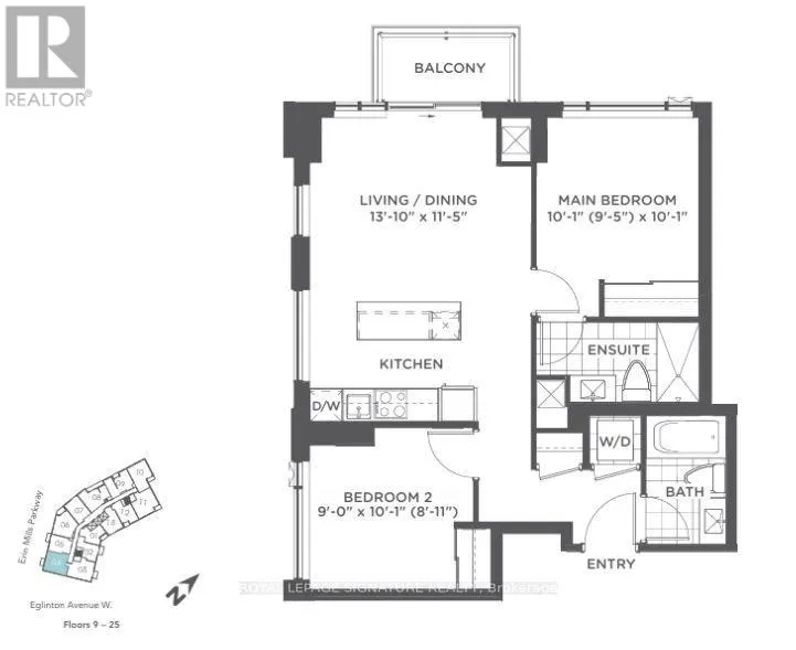 1204 - 2495 EGLINTON AVENUE W
