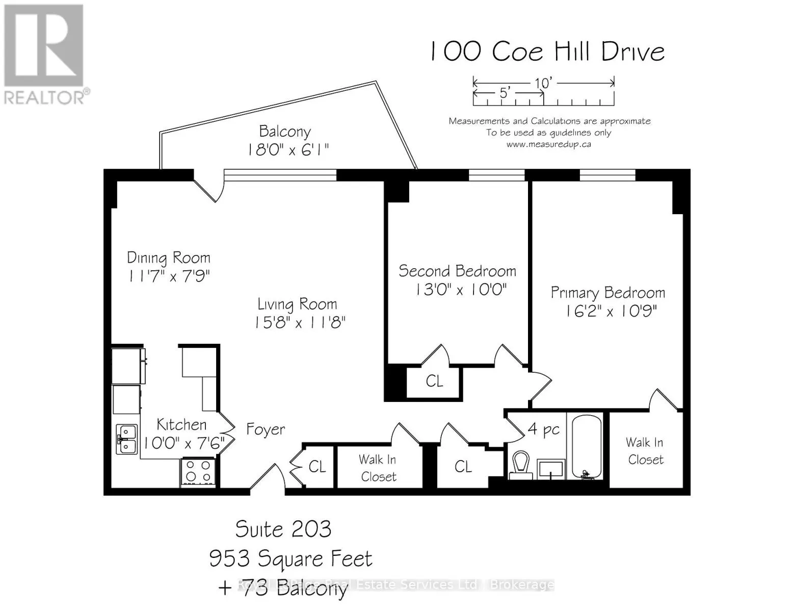 203 - 100 COE HILL DRIVE, #203