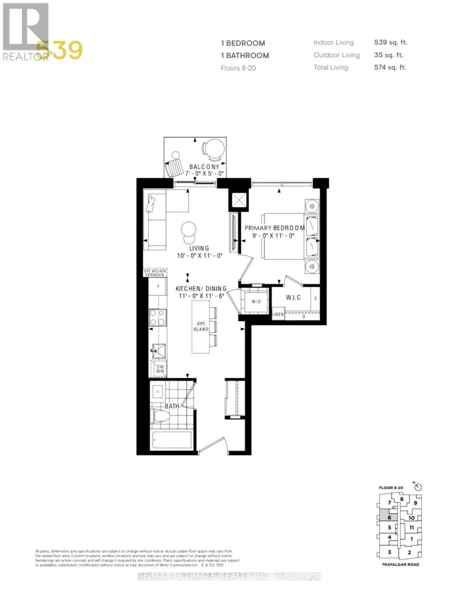 1206 - 3079 TRAFALGAR ROAD