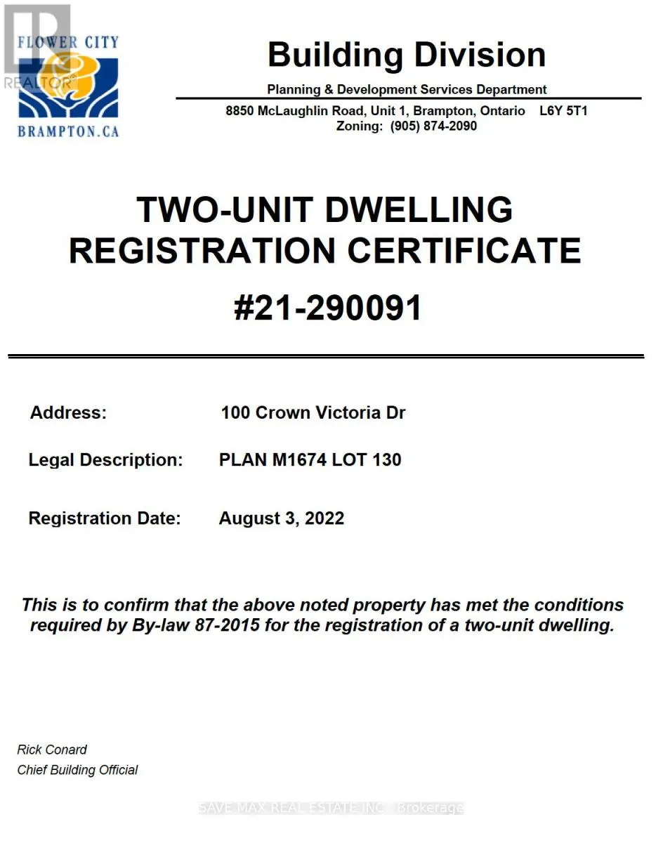 100 CROWN VICTORIA DRIVE