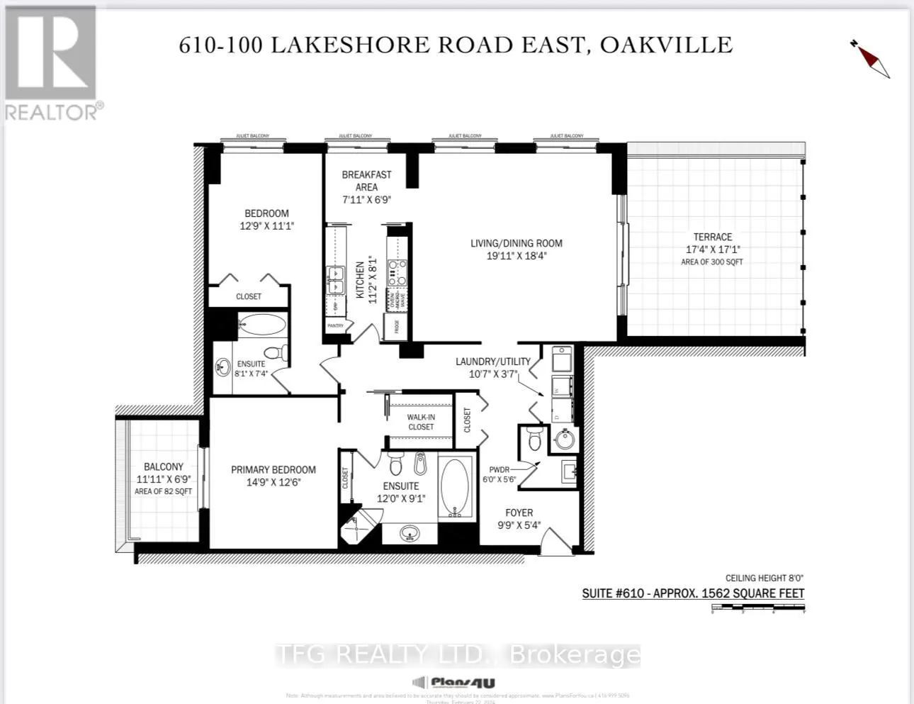 610 - 100 LAKESHORE ROAD E, #610