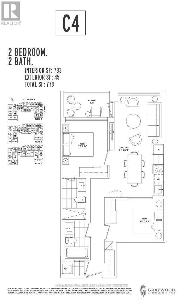 421 - 1787 ST.CLAIR AVENUE W