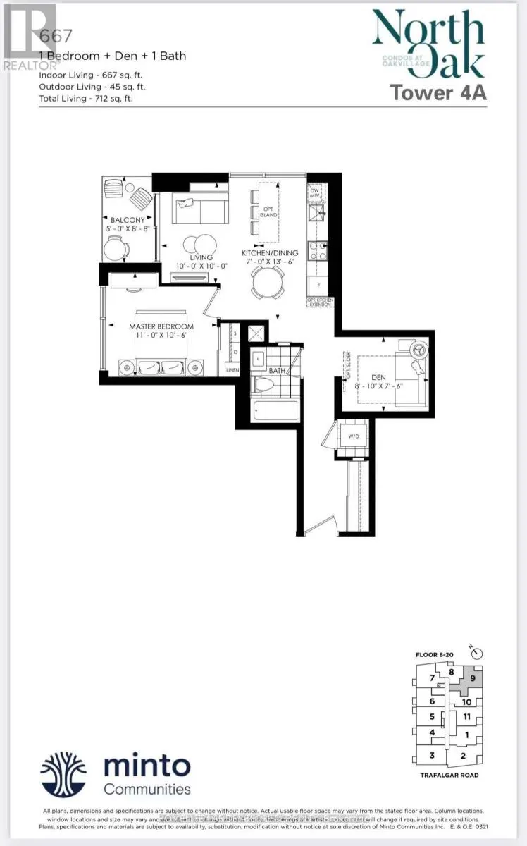 1209 - 3079 TRAFALGAR ROAD