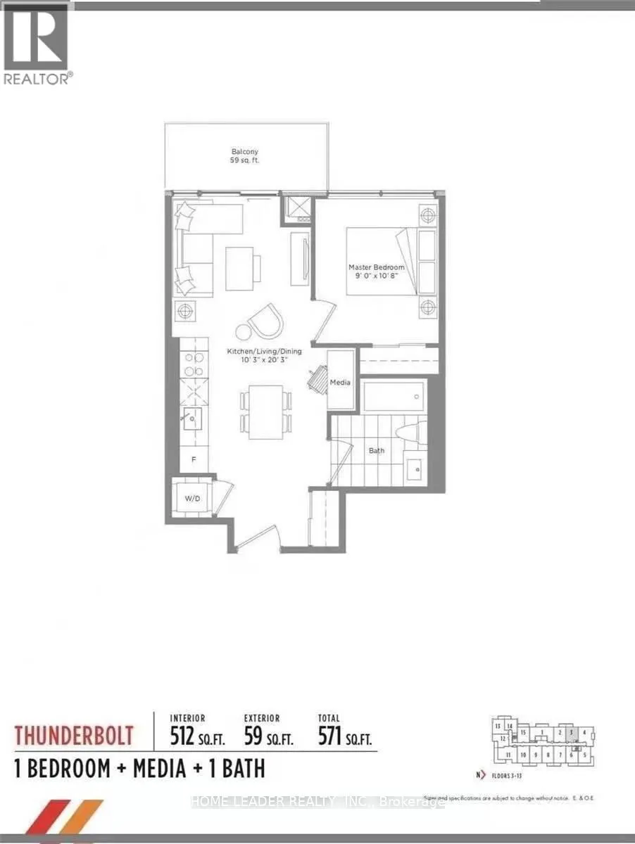 803 - 10 DE BOERS DRIVE