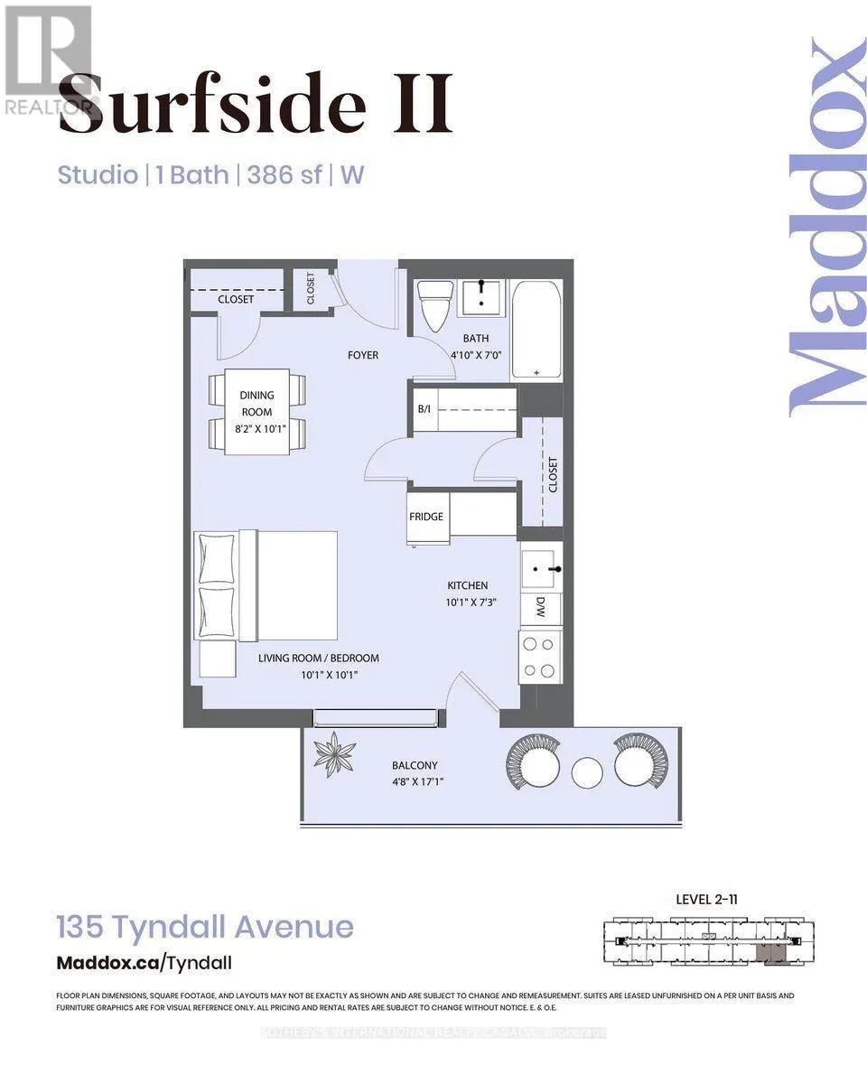 N1018 - 135 TYNDALL AVENUE