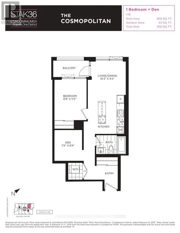 2302 - 395 SQUARE ONE DRIVE