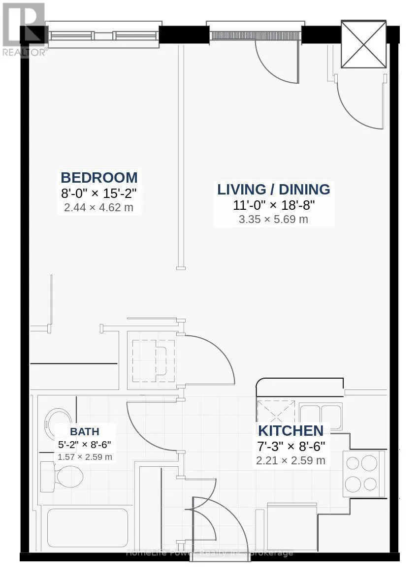 208 - 100 BRONTE STREET #208