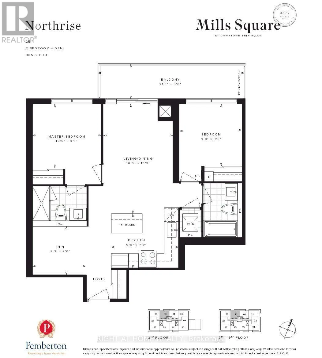 1810 - 4677 GLEN ERIN DRIVE