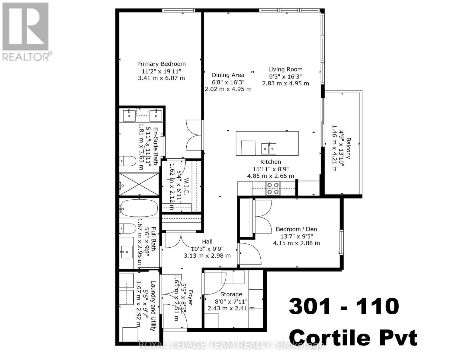 310 - 110 CORTILE PRIVATE