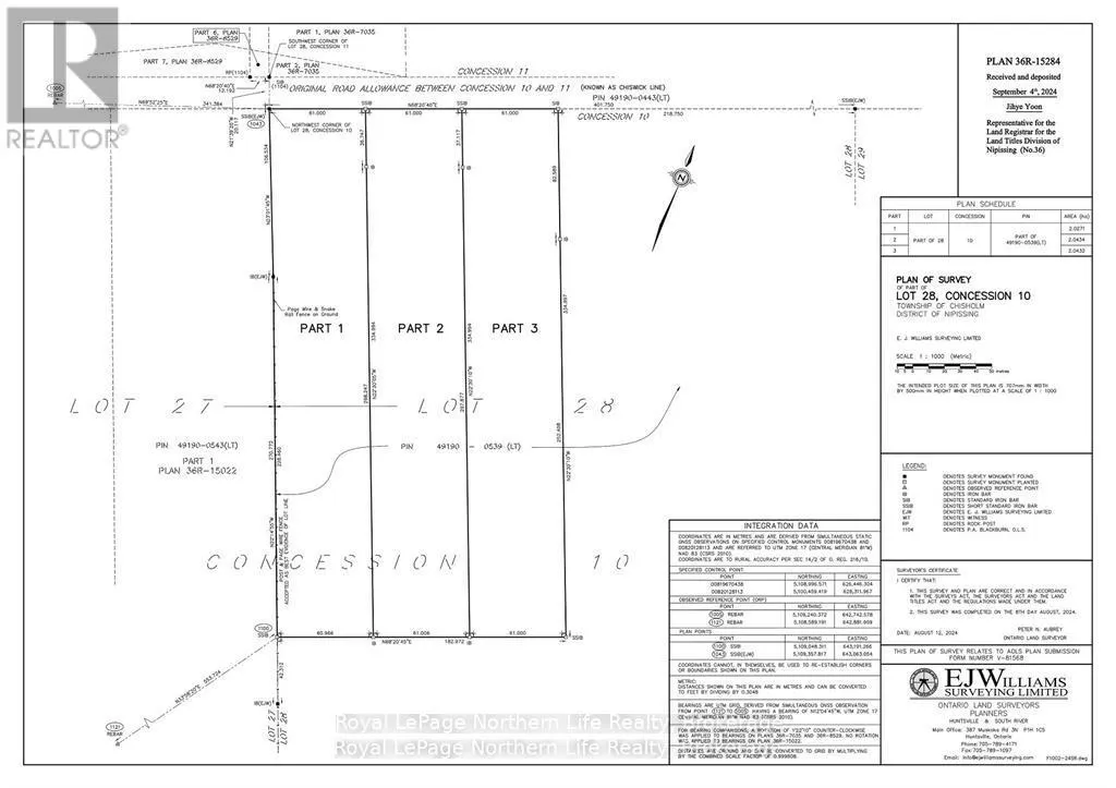 LOT 28 CON 10 PART 1 CHISWICK LINE