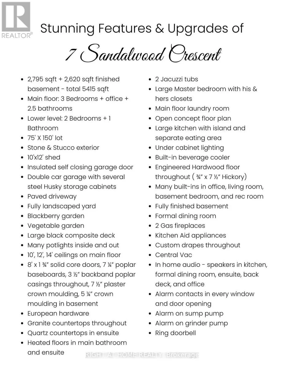 7 SANDALWOOD CRESCENT