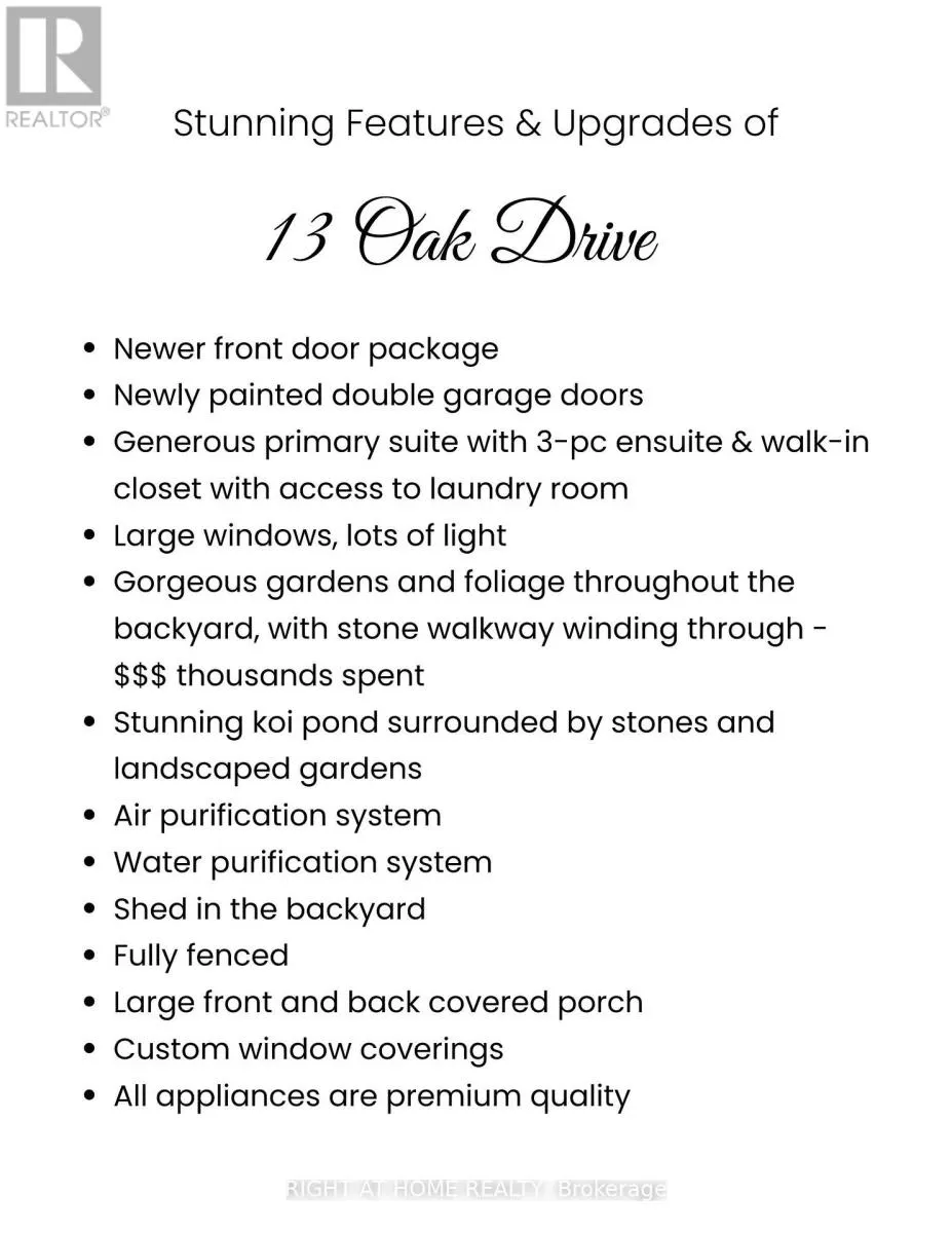 13 OAK DRIVE