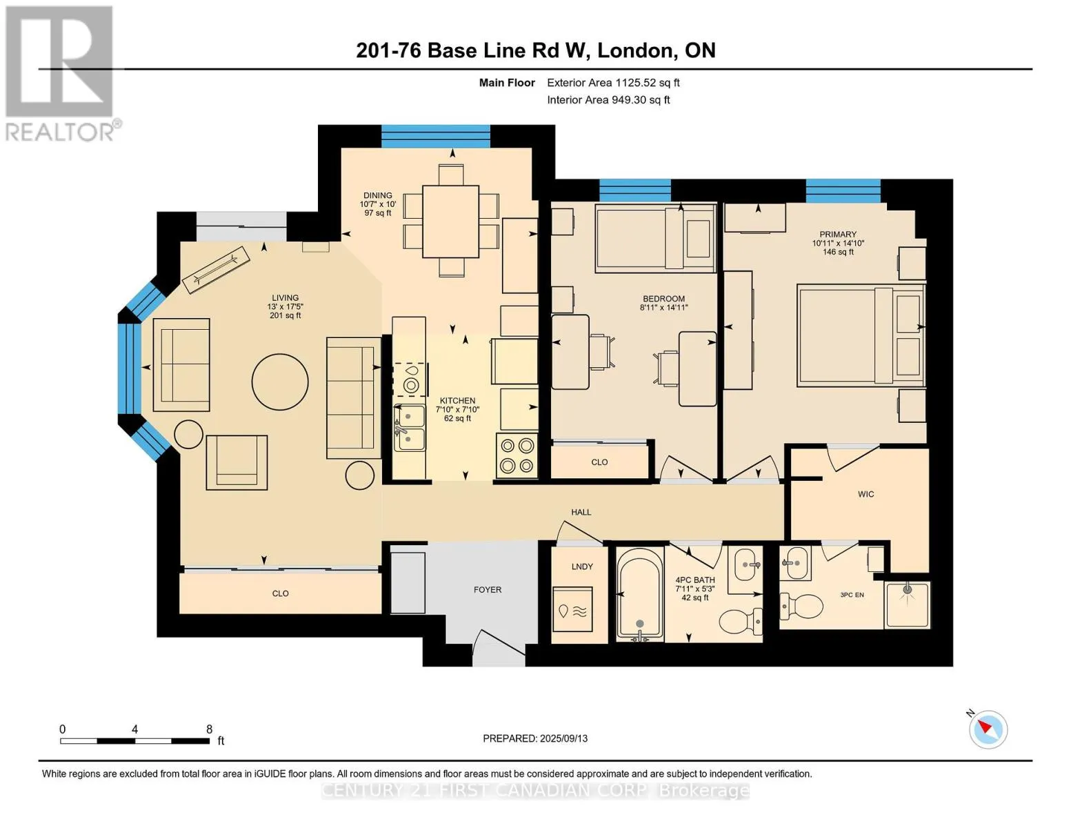 201 - 76 BASELINE ROAD W, #201