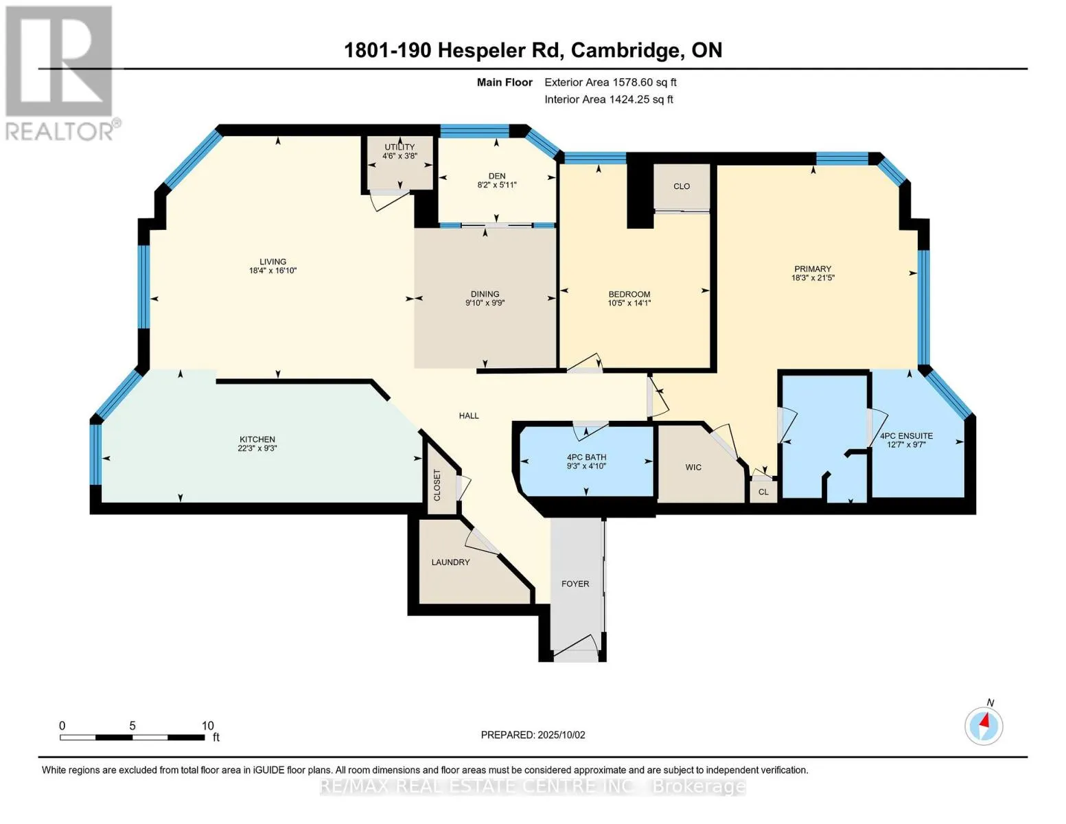 1801 - 190 HESPELER ROAD