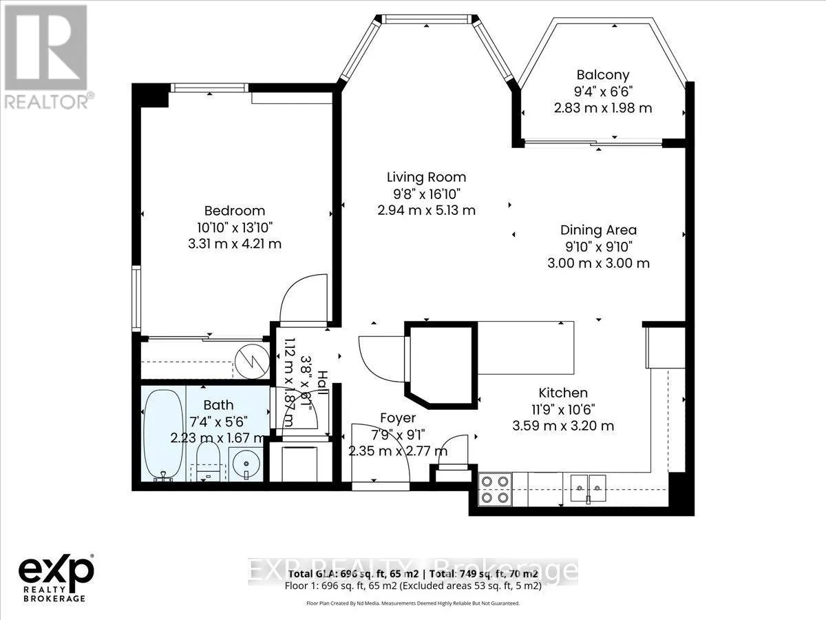 704 - 600 TALBOT STREET, #704