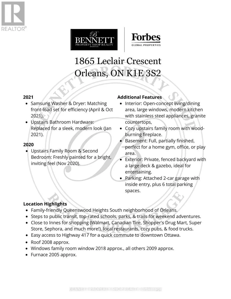 1865 LECLAIR CRESCENT