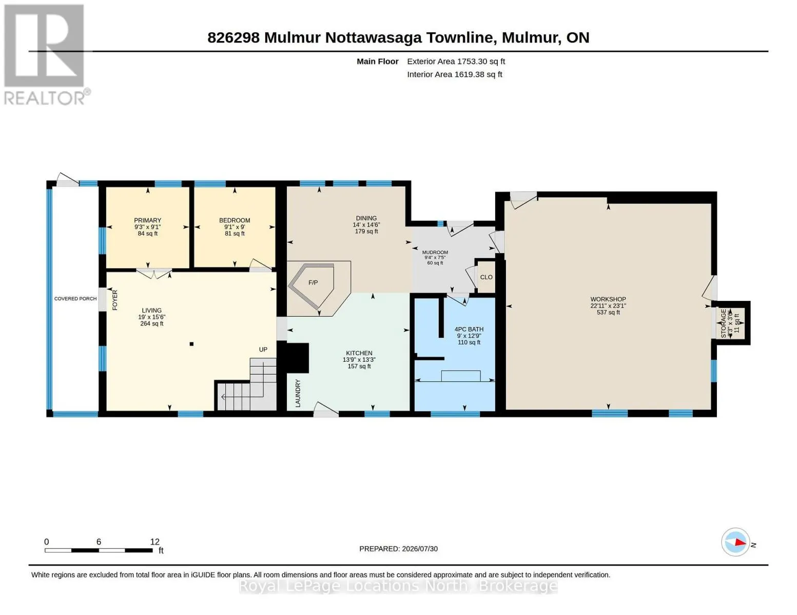 826298 MULMUR NOTTAWASAGA TOWNLINE LINE W